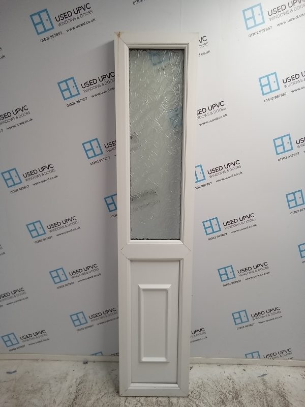 Used White Upvc Side Panel 410mm x 1990mm SP004 - Image 2