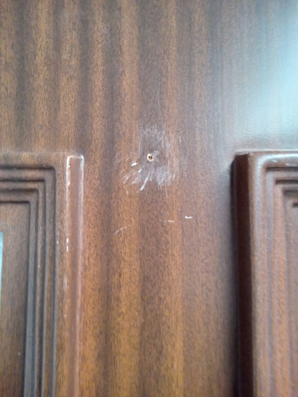 Used Woodgrain Upvc Front Door 865mm x 2095mm 0441 - Image 6