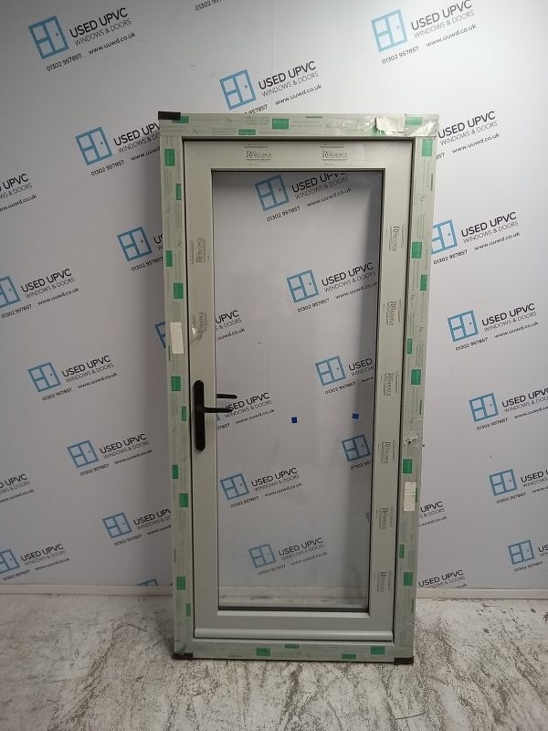 Brand New Olive Upvc Back Door 840mm x 1820mm ND34
