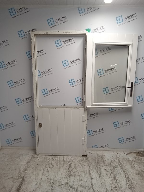 Brand New White Composite Barn Door 890mm x 2070mm ND37 - Image 4