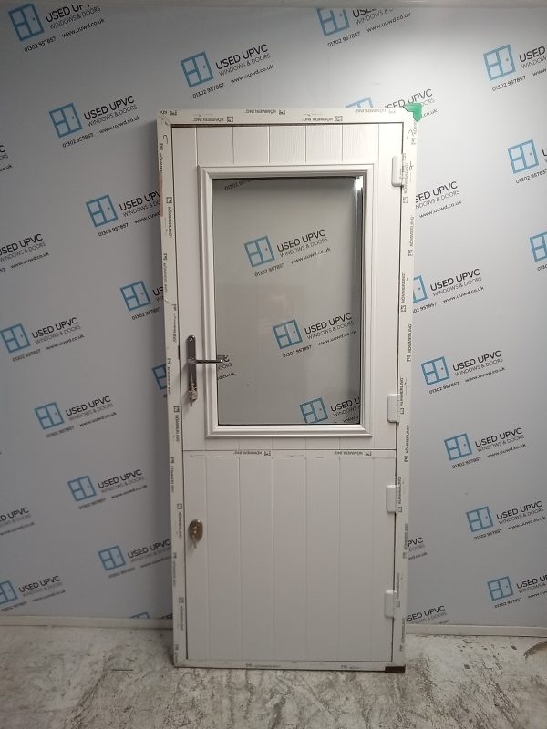 Brand New White Composite Barn Door 890mm x 2070mm ND37 - Image 2