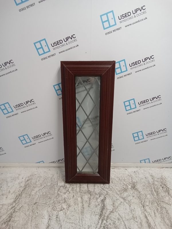 Used Woodgrain Upvc Window 395mm x 1040mm W0055