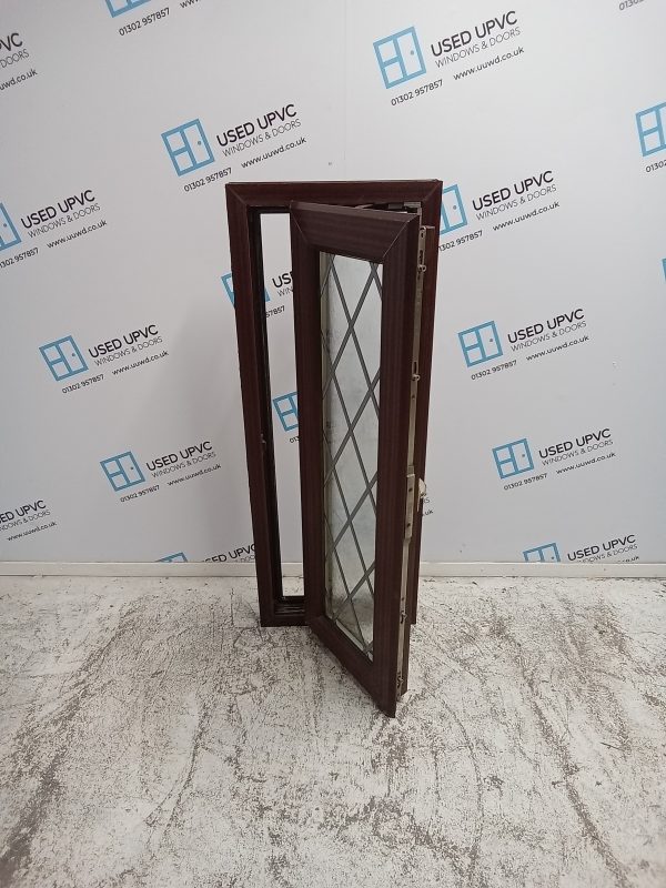 Used Woodgrain Upvc Window 395mm x 1040mm W0055 - Image 3