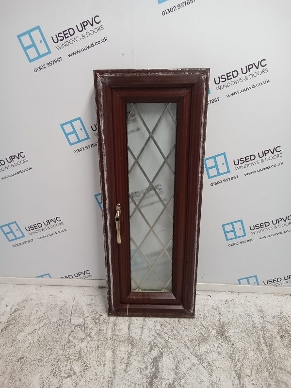 Used Woodgrain Upvc Window 395mm x 1040mm W0055 - Image 2
