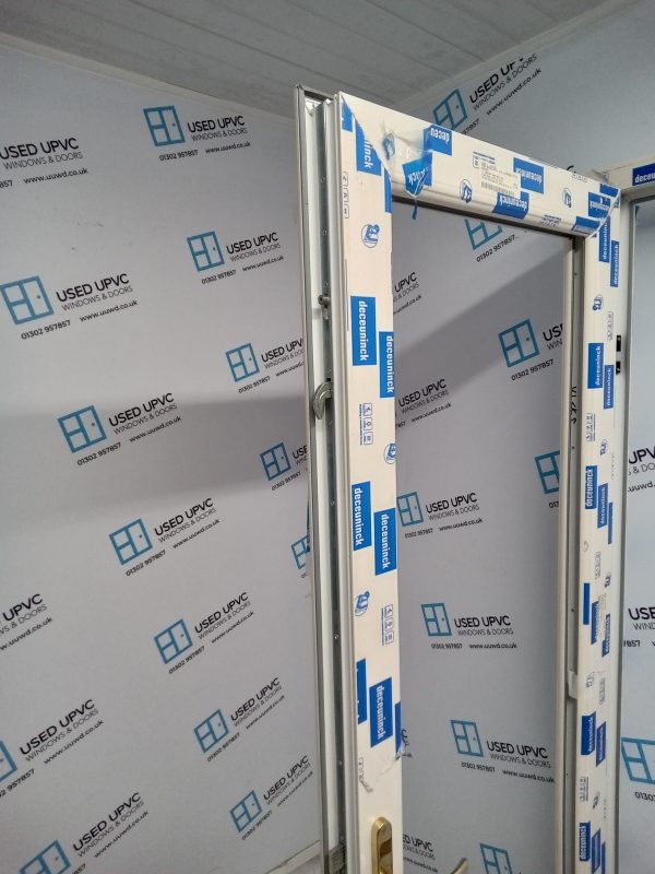 Brand New Cream Upvc Unglazed Door 800mm x 2055mm ND39 - Image 4
