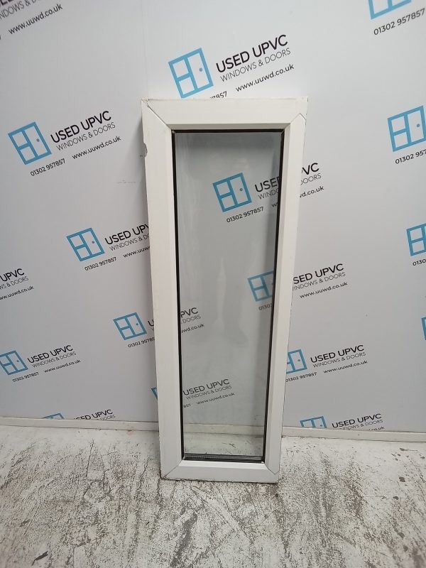 Used White Upvc Window 420mm x 1235mm W0089