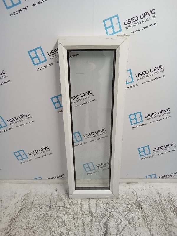 Used White Upvc Window 420mm x 1235mm W0089 - Image 2