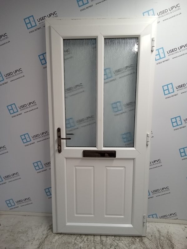 Used White Upvc Front Door 945mm x 2055mm 0177 - Image 2