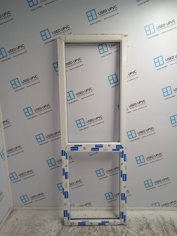 Brand New White Upvc Window Unglazed 690mm x 2025mm C7098 - Image 2