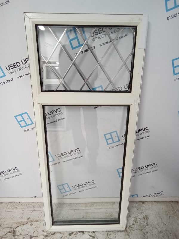 Used White Upvc Window 580mm x 1370mm W0002 - Image 2