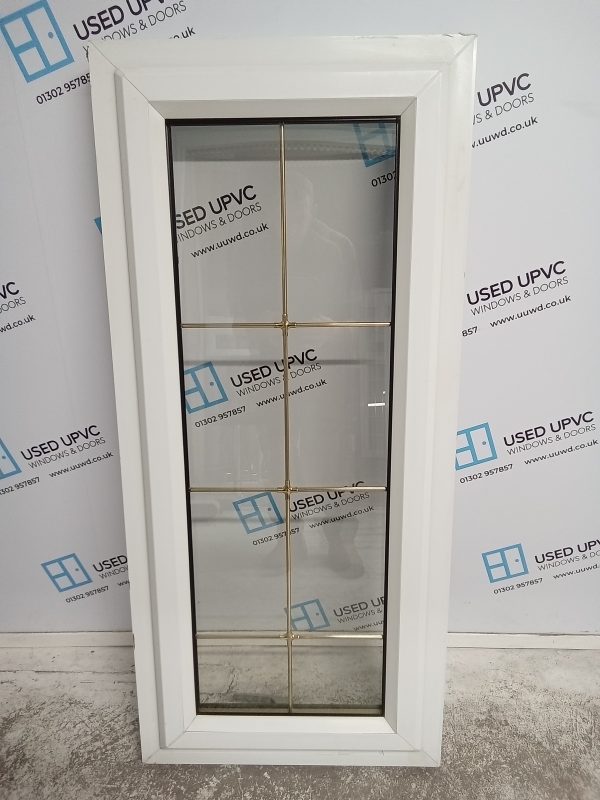 Used White Upvc Window 605mm x 1330mm W0024