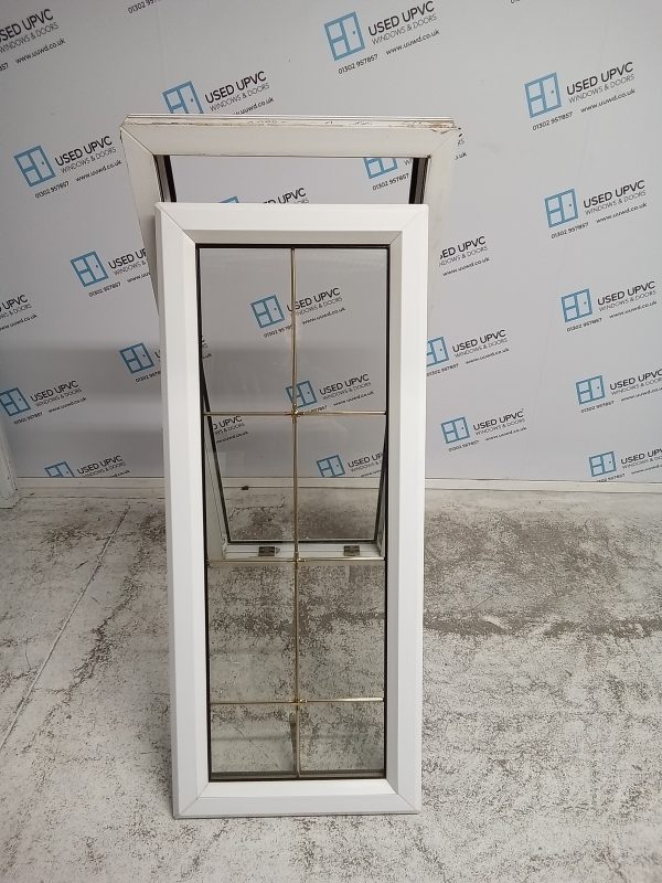 Used White Upvc Window 605mm x 1330mm W0024 - Image 3