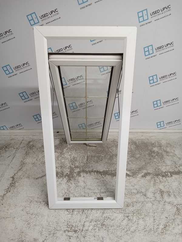 Used White Upvc Window 605mm x 1330mm W0024 - Image 4