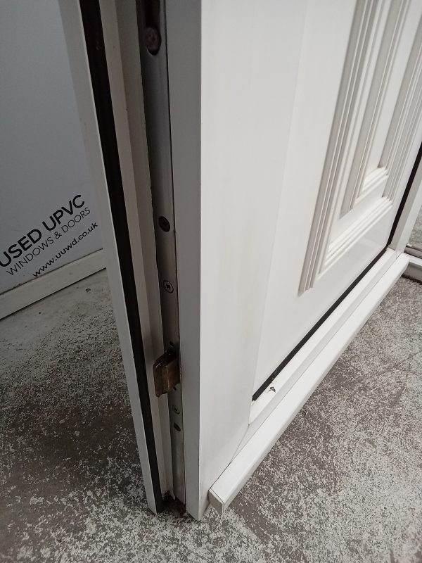 Used White Upvc Back Door 770mm x 2035mm 0444 - Image 6