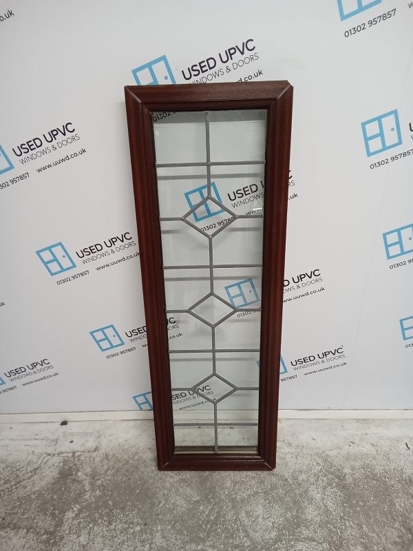 Used Woodgrain Upvc Window 400mm x 1190mm W0129