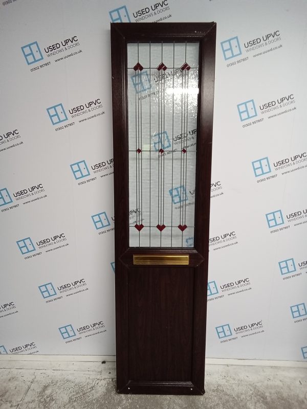 Used Rosewood Upvc Side Panel 525mm x 2080mm SP012