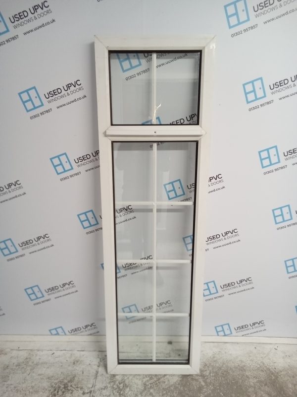 Used White Upvc Window 515mm x 1720mm W0012