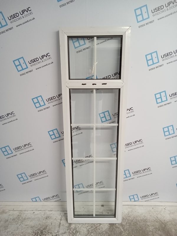 Used White Upvc Window 515mm x 1720mm W0012 - Image 2