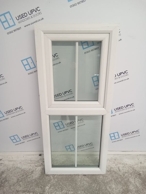 Used White Upvc Window 580mm x 1310mm W0005 - Image 2