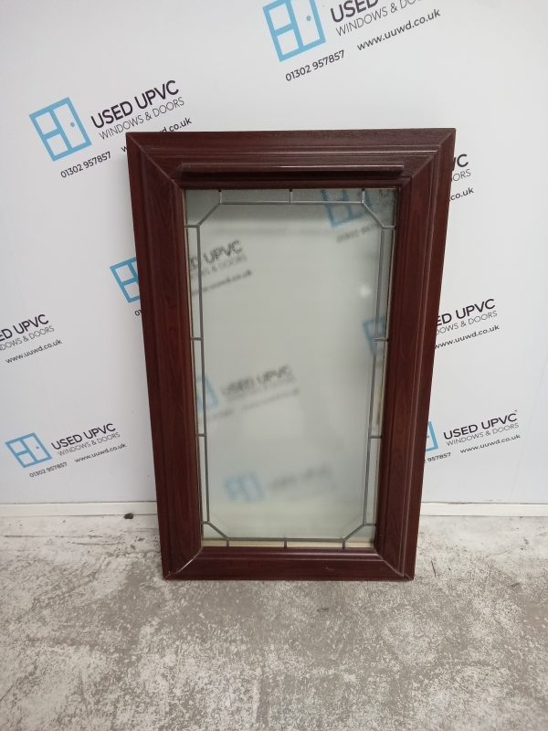 Used Rosewood Upvc Window 620mm x 1020mm W0009