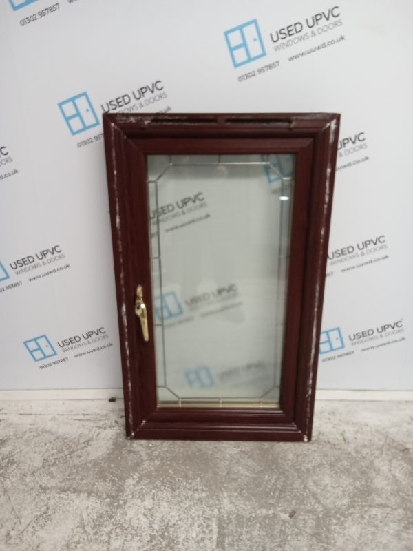 Used Rosewood Upvc Window 620mm x 1020mm W0009 - Image 2