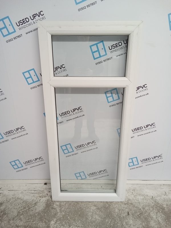 Used White Upvc Window 610mm x 1350mm W0010 - Image 2