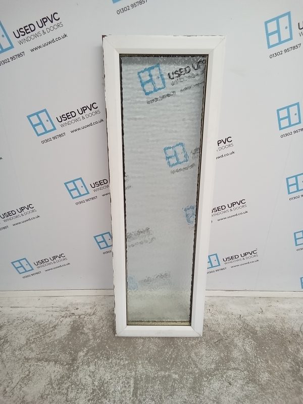 Used White Upvc Window 440mm x 1350mm W0014