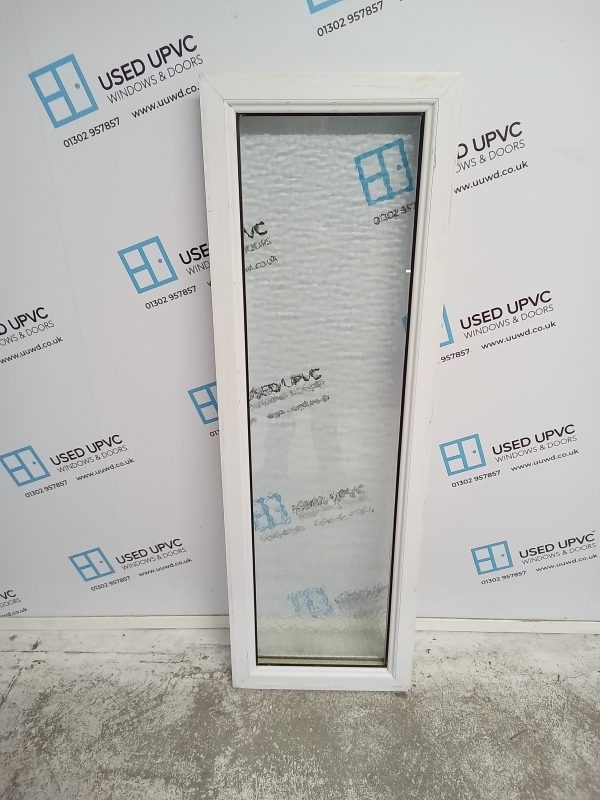Used White Upvc Window 440mm x 1350mm W0014 - Image 2