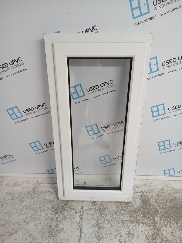 Used White Upvc Window 590mm x 1210mm W0051