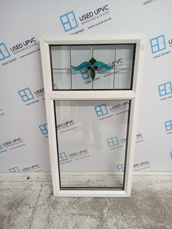 Used White Upvc Window 655mm x 1260mm W0064 - Image 2
