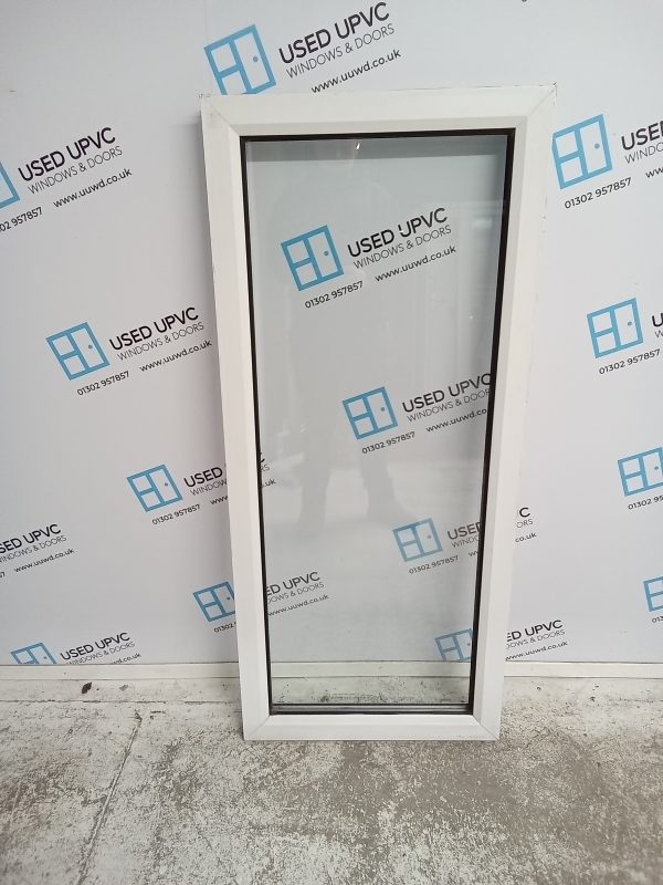 Used White Upvc Window 570mm x 1285mm W0066