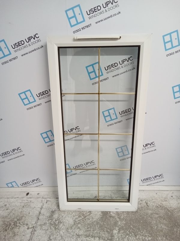 Used White Upvc Window 595mm x 1215mm W0093