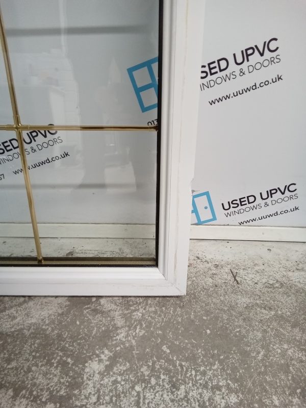 Used White Upvc Window 595mm x 1215mm W0093 - Image 4
