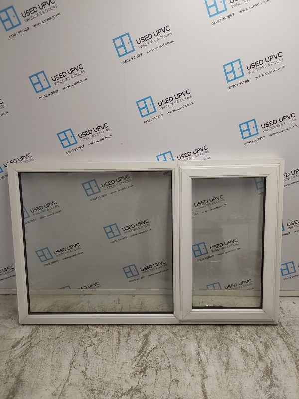 Used White Upvc Window 1600mm x 1005mm LW0002