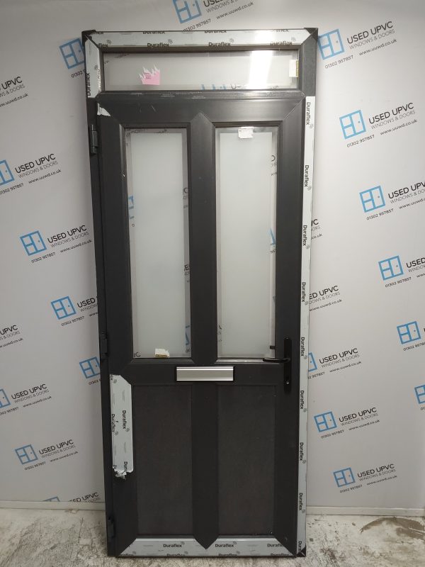 Brand New Anthracite Grey Upvc Front Door With Toplight (outward opening) 920mm x 2290mm ND19