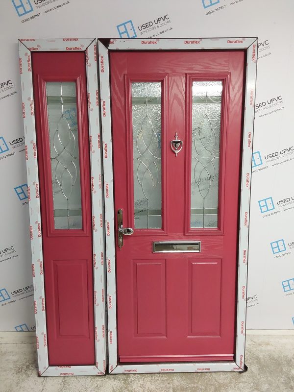 Brand New Pink Composite Front Door And Side 1335mm x 2080mm ND11