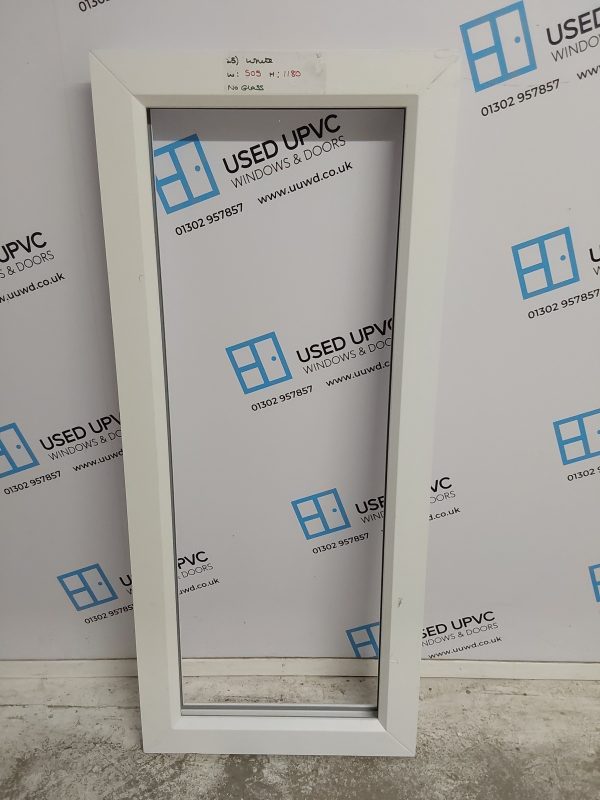 Brand New White Upvc Window Frame Unglazed 505mm x 1180mm USW005