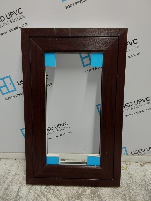 Brand New Rosewood Upvc Flush Casement Window Frame Unglazed 500mm x 805mm USW021