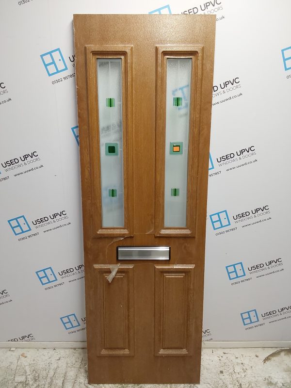 Brand New Oak Upvc Front Door Panel 595mm x 1795mm x 28mm NDP6