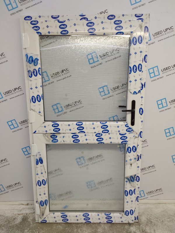 Brand New White Upvc Back Barn Door 1085mm x 2020mm ND23