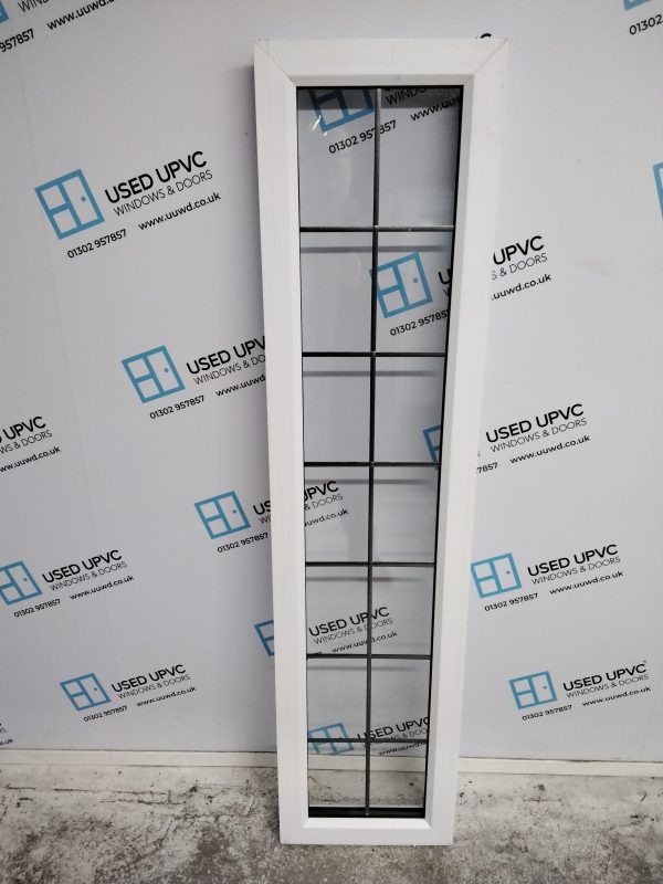 Used White Upvc Window 380mm x 1570mm W0168