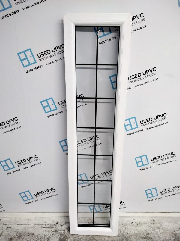 Used White Upvc Window 380mm x 1570mm W0168 - Image 2