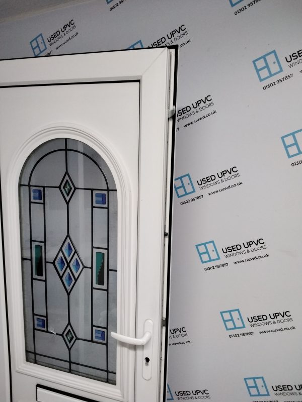 Used White Upvc Front Door 860mm x 2070mm 0003 - Image 4