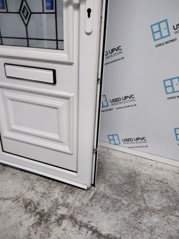 Used White Upvc Front Door 860mm x 2070mm 0003 - Image 5