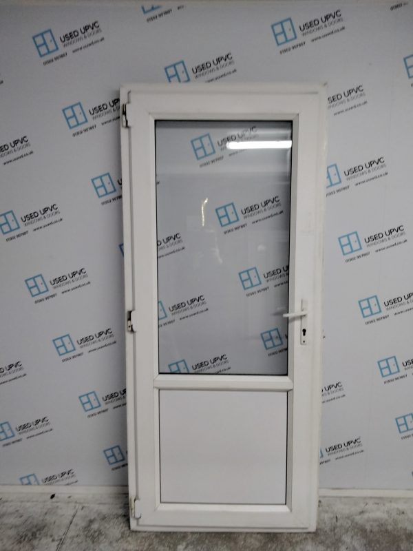Used White Upvc Back Door 900mm x 2070mm 0021 - Image 2