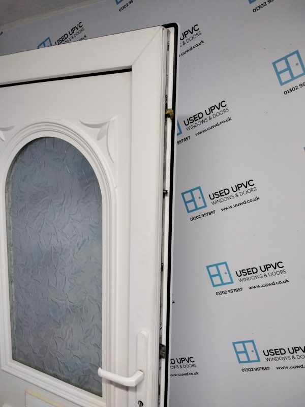 Used White Upvc Back Door 910mm x 2075mm 0022 - Image 4