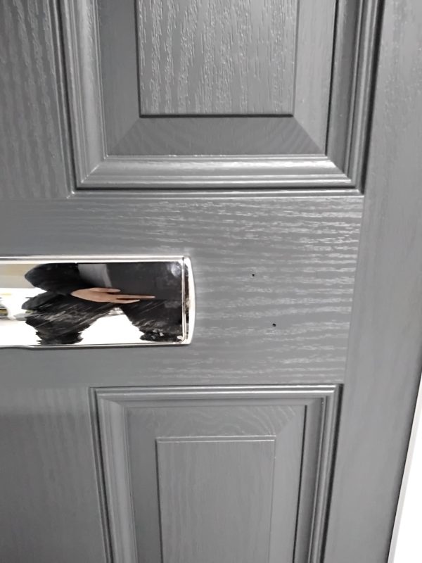 Used Anthracite Grey Composite Front Door 850mm x 2000mm 0032 - Image 8