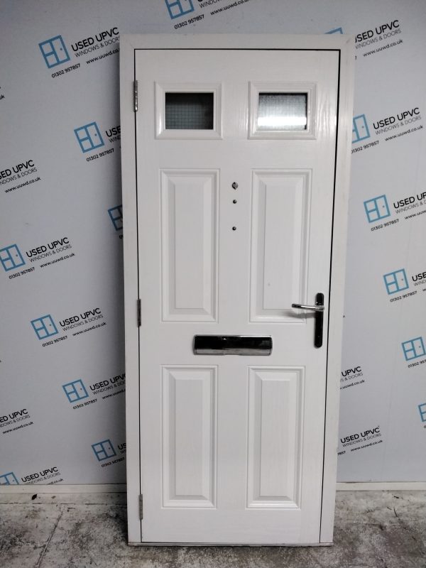 Used Anthracite Grey Composite Front Door 850mm x 2000mm 0032 - Image 2