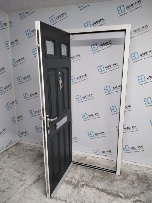 Used Anthracite Grey Composite Front Door 850mm x 2000mm 0032 - Image 3