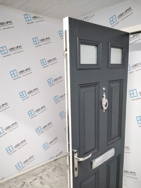 Used Anthracite Grey Composite Front Door 850mm x 2000mm 0032 - Image 4